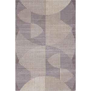 Šedý vlněný koberec 133x180 cm Shades – Agnella