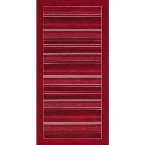 Červený běhoun Floorita Velour, 55 x 190 cm