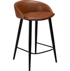 Koňakově hnědá barová židle 80 cm Dual – DAN-FORM Denmark