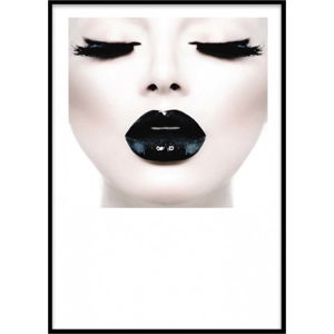Plakát v rámu Piacenza Art Black Lady Head, 30 x 20 cm