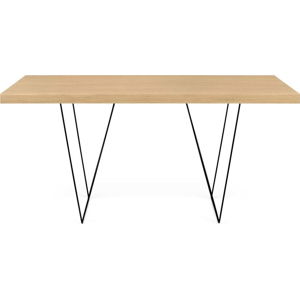 Stůl s černými nohami TemaHome Multi, 160 x 90 cm