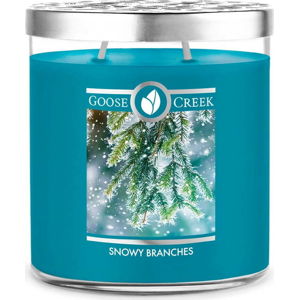 Sojová svíčka Goose Creek Snowy Branches, 50 hodin hoření