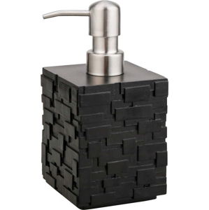 Černý dávkovač na mýdlo Tomasucci Wall