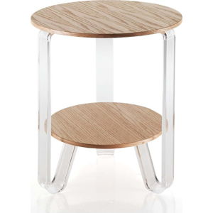 Dřevěný odkládací stolek Tomasucci Poole, ⌀ 48 cm