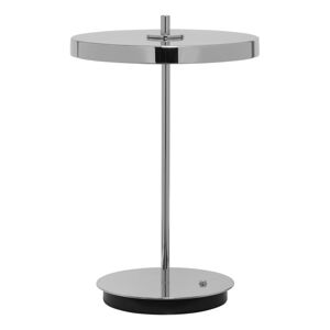 LED stmívatelná stolní lampa ve stříbrné barvě s kovovým stínidlem (výška 31 cm) Asteria Move – UMAGE