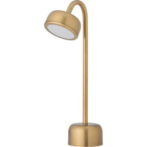 LED stmívatelná stolní lampa ve zlaté barvě s kovovým stínidlem (výška 35,5 cm) Niko – Bloomingville