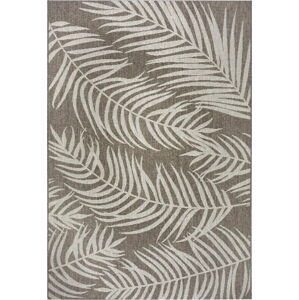 Hnědo-béžový venkovní koberec NORTHRUGS Palmera, 200 x 290 cm