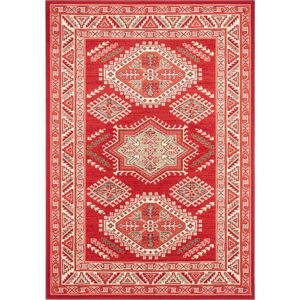 Červený koberec Nouristan Saricha Belutsch, 80 x 150 cm