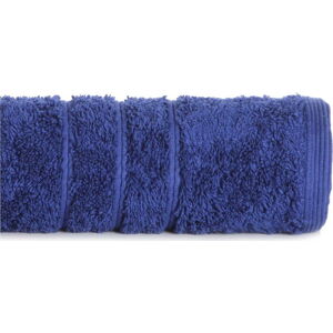 Námořnicky modrý bavlněný ručník IHOME Omega, 30 x 50 cm