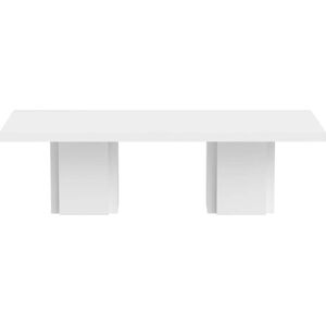 Lesklý bílý jídelní stůl TemaHome Dusk 002, 262 x 75 cm