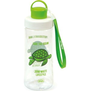 Zelená láhev na vodu Snips Turtle, 500 ml