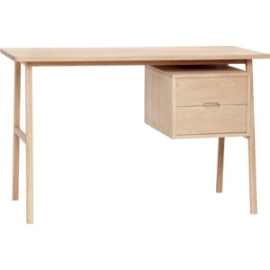 Pracovní stůl z dubového dřeva se šuplíky Hübsch Juleso