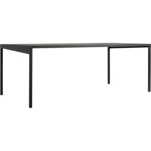 Černý kovový jídelní stůl Custom Form Obroos, 160 x 80 cm