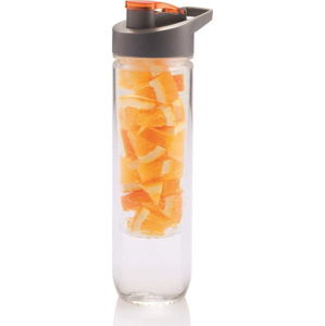 Oranžová lahev se sítkem XD Design Loooqs, 800 ml