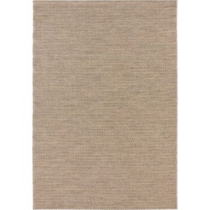 Hnědý koberec vhodný i na ven Elle Decoration Brave Caen, 80 x 150 cm