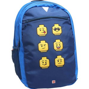 Modrý školní batoh LEGO® Faces Extended