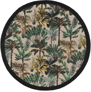 Pratelný kulatý koberec ø 120 cm Balinesia – douceur d'intérieur