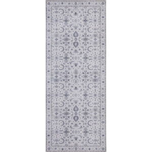 Šedý koberec Nouristan Vivana, 80 x 200 cm