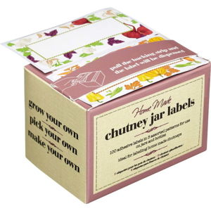 Sada 100 štítků na označení zavařenin Kitchen Craft Home Made Chutney