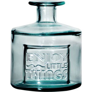 Skleněná váza z recyklovaného skla Ego Dekor For You, výška 12 cm