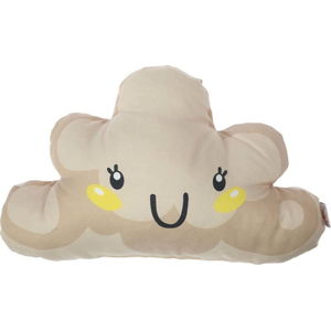 Hnědý dětský polštářek s příměsí bavlny Apolena Pillow Toy Arro, 21 x 40 cm