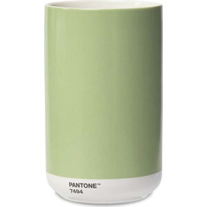 Světle zelená keramická váza - Pantone