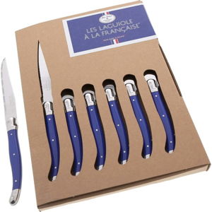 Set 6 modrých nožů Jean Dubost