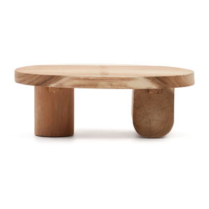 Konferenční stolek z masivu munggur v přírodní barvě 60x90 cm Mosi – Kave Home