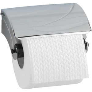 Nástěnný držák s krytem na toaletní papír Wenko Basic