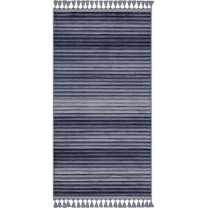 Šedý pratelný koberec 150x80 cm - Vitaus
