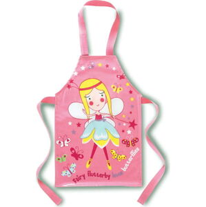 Růžová bavlněná dětská zástěra Cooksmart ® Fairy