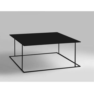 Černý konferenční stolek Custom Form Walt, 80 x 80 cm