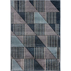 Šedo-modrý koberec Flair Rugs Velocity, 120 x 170 cm