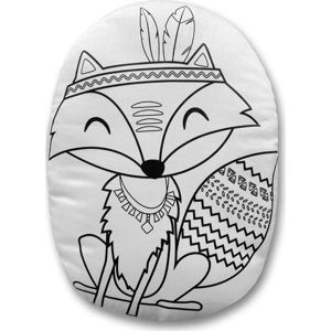 Set povlaku na polštář z bavlněného saténu a fixů na textil Mr. Little Fox Indian Fox