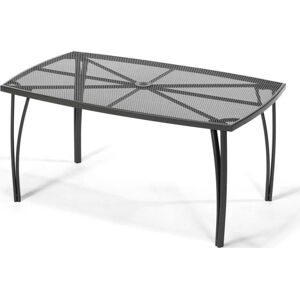 Kovový zahradní jídelní stůl 150x90 cm - Rojaplast