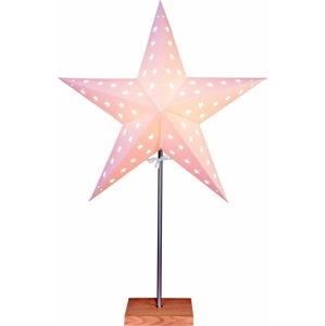 Bílá světelná dekorace Star Trading Star, výška 65 cm