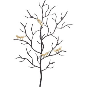 Kovový nástěnný věšák Kare Design Ants On A Tree, výška 63 cm