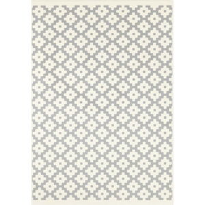 Krémovo-šedý koberec Hanse Home Celebration Lattice, 80 x 150 cm