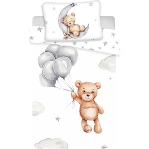 Bavlněné dětské povlečení do postýlky 100x135 cm Teddy Bear – Jerry Fabrics