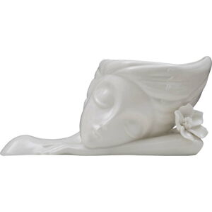 Bílá porcelánová váza Mauro Ferretti Sleepy Woman