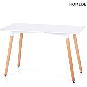 Jídelní stůl s bílou deskou 80x120 cm Elle – Homede
