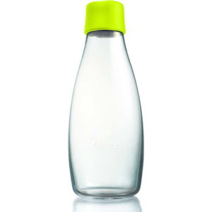 Limetková skleněná lahev ReTap s doživotní zárukou, 500 ml