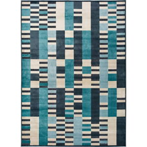 Modrý koberec Universal Farashe Stripes, 120 x 170 cm