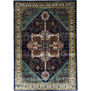 Tmavě modrý koberec Webtappeti Ashley, 140 x 200 cm