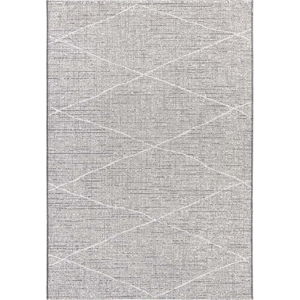 Antracitově béžový koberec vhodný do exteriéru Elle Decoration Curious Blois, 115 x 170 cm