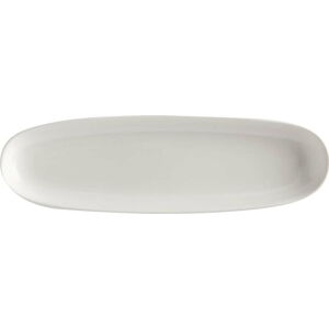 Bílý porcelánový servírovací talíř Maxwell & Williams Basic, 30 x 9 cm