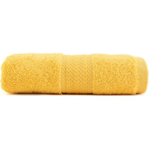 Žlutý ručník z čisté bavlny Foutastic, 50 x 90 cm