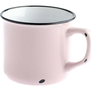 Světle růžový keramický hrnek Dakls Story Time Over Tea, 230 ml
