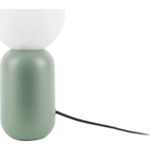 Mátově zelená stolní lampa Leitmotiv Gala, výška 32 cm
