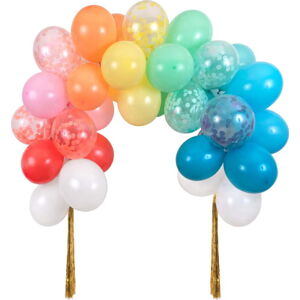 Párty doplňky v sadě 40 ks Rainbow Balloon Arch – Meri Meri